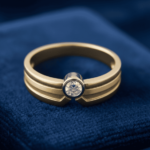 14 karaat Christian gouden zirkonia ring