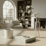 Bicolor ring met 3 briljanten