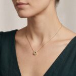 Gouden ketting met O zirkonia hanger