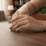 Atelier Christian geel gouden ring met diamant