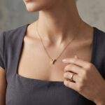 Gouden ketting met Y hanger