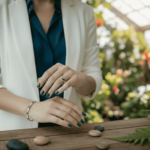 Gouden ring met lapis lazuli