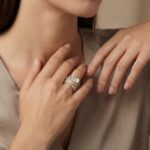 Zilveren ring met witte kwarts