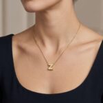 Gouden ketting met Z hanger
