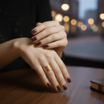 Geel gouden gevlochten draad ring