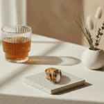 Zilveren ring met maansteen