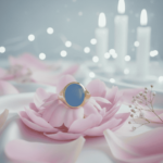 Geel gouden lagensteen cachet ring