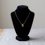 Gouden ketting met S hanger