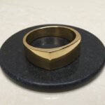 14 karaat gouden cachet ring