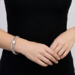 Zilveren Christian gourmette armband