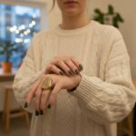 Zilveren ring met ruwe kwarts