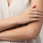 14 karaat geel gouden zirkonia ring