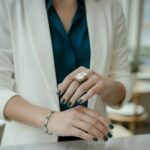 Zilveren parelmoer ring