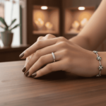 Wit gouden Christian diamanten ring