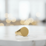 Christian 14 karaat gouden cachet ring