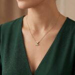 Gouden ketting met Z zirkonia hanger