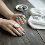 Zilveren parelmoer ring