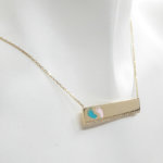 14 karaat baby voeten hanger