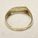 Christian diamanten cachet ring