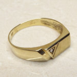 Christian diamanten cachet ring