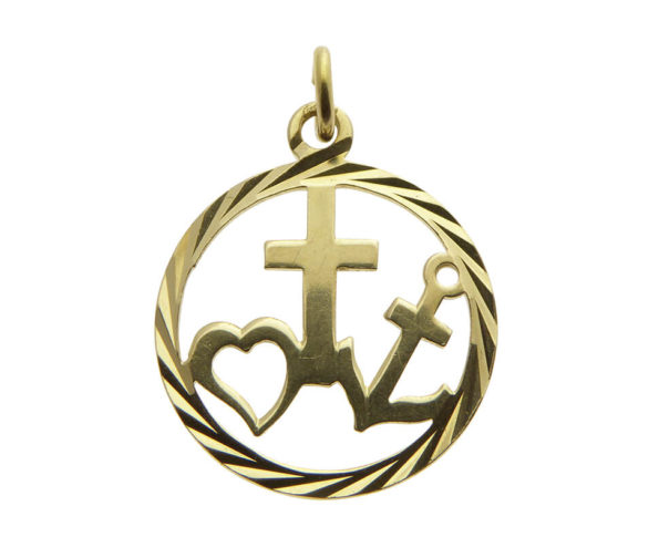 Geluk Hoop En Liefde Gouden geluk hoop en liefde hanger kopen? Gouden geloofshanger