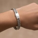 Zilveren Christian armband