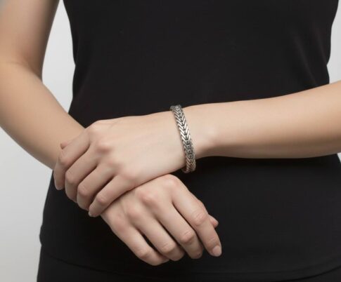 Zilveren Christian armband