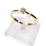 14 karaat gouden ring met diamant