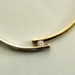 Bicolor gouden diamanten collier