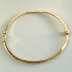 Geel gouden 14 karaat slavenarmband