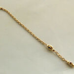 Geel gouden saffieren armband
