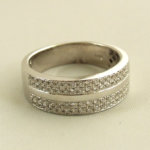 Wit gouden briljanten ring