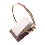 14 karaat rose armband met zirkonia