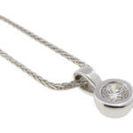 Atelier Christian wit gouden hanger met diamant