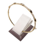 Geel gouden 14 karaat armband met zirkonia