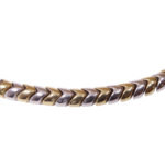 Geel gouden bicolor collier