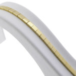 Geel gouden omega armband