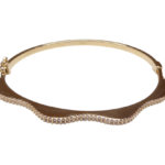 Gouden 14 karaat armband met zirkonia