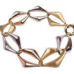 Tricolor gouden armband