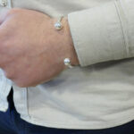 Zilveren slavenarmband