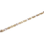 14 karaats bicolor armband