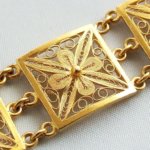 21 karaat gouden filigrain armband