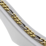 Bicolor figaro armband