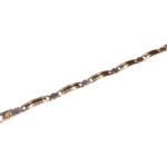 Bicolor gouden armband met keramiek