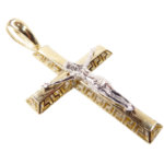 Bicolor gouden corpus kruis