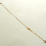 Gouden ketting met kruis hangers