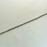 Wit gouden tennisarmband met zirkonia