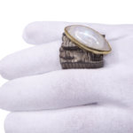 Zilveren ring met labradoriet