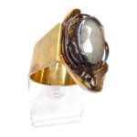 Zilveren ring met maansteen