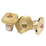 Zilveren ring met rode toermalijn